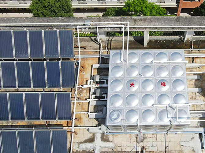工厂宿舍太阳能热水系统
