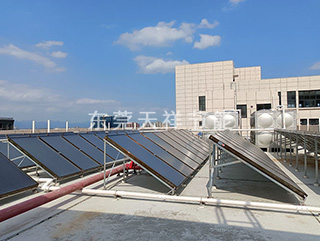 东莞塘厦电子厂宿舍楼太阳能热水系统