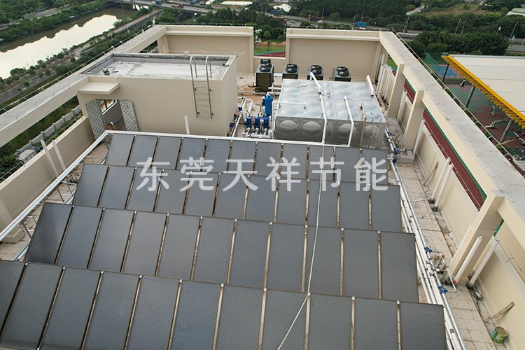 东莞横沥理工学校宿舍热水工程