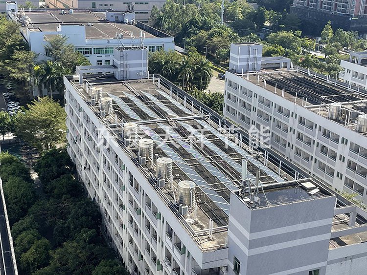 惠州工厂宿舍真空管太阳能热水系统